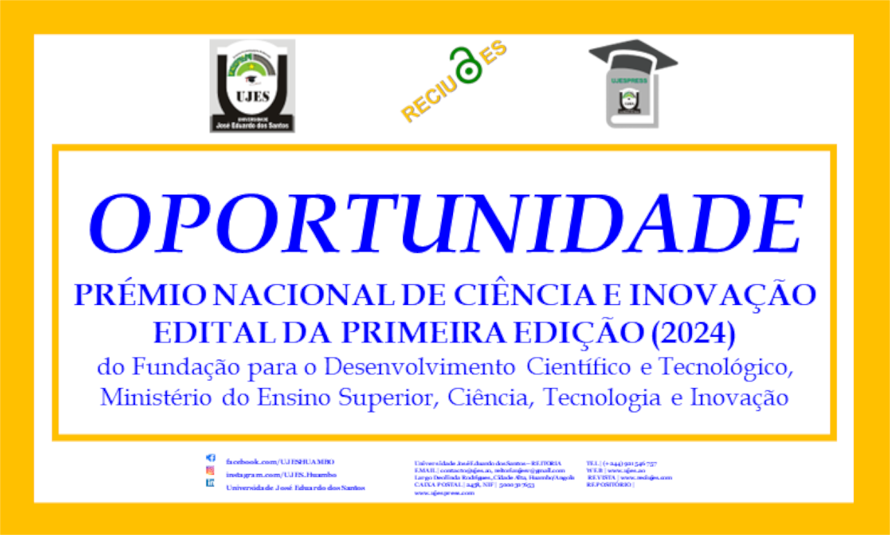 Edital Prémio Nacional Ciência