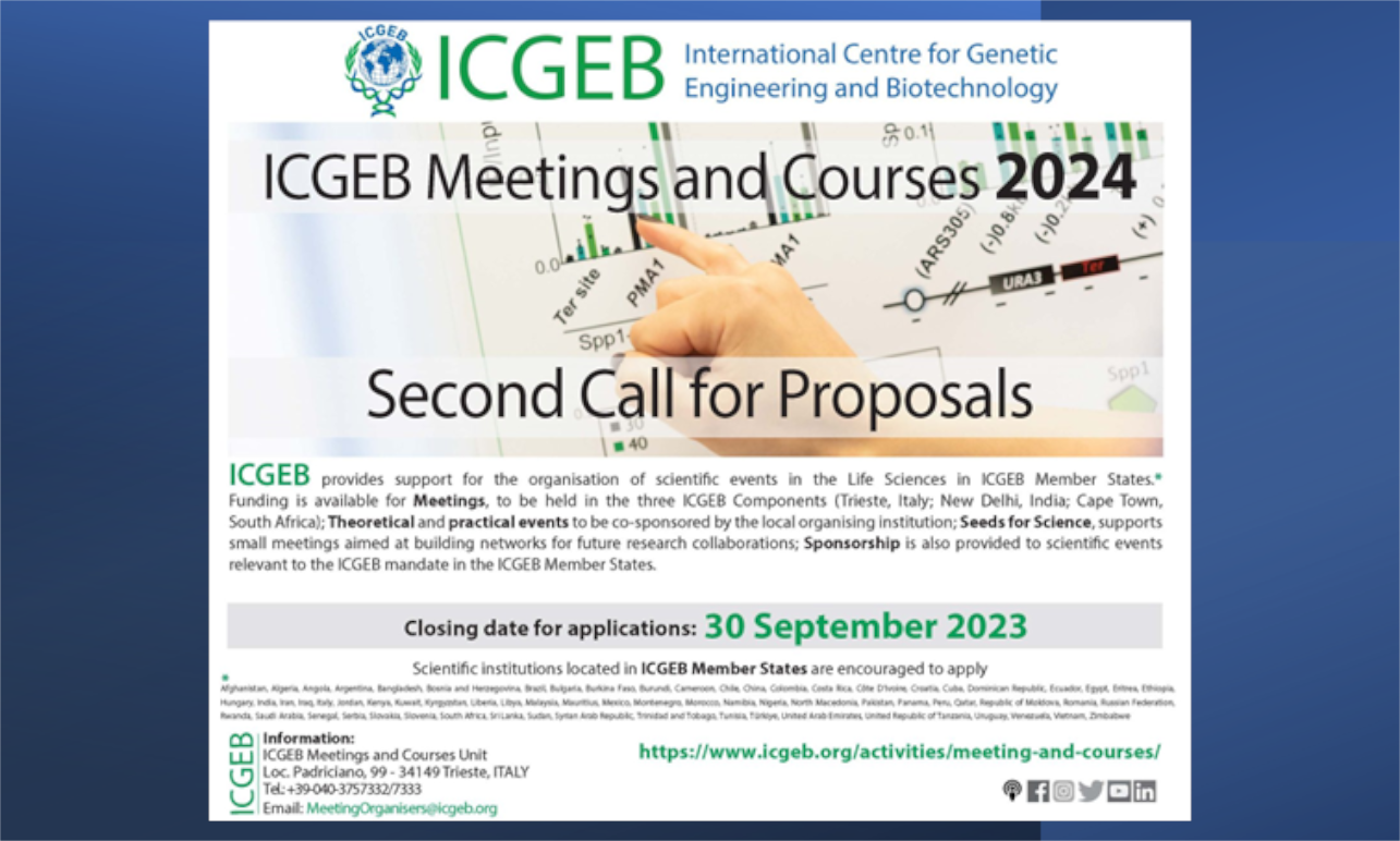 Meetings and Courses Call for Proposals