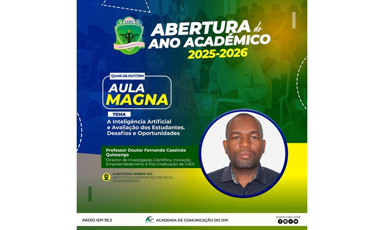 UJES MARCA PRESENÇA NA ABERTURA DO ANO ACADÉMICO NO ISPI