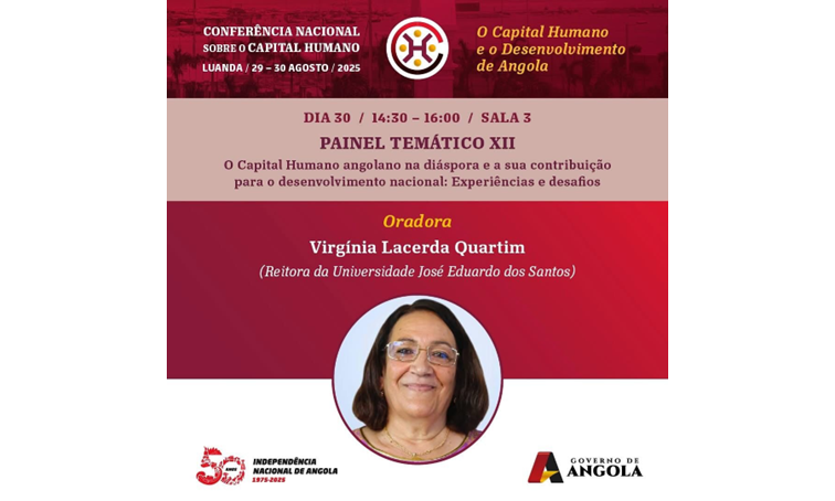 MAGNÍFICA REITORA DA UJES INTERVÉM COMO ORADORA NA CONFERÊNCIA NACIONAL SOBRE O CAPITAL HUMANO 
